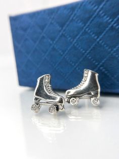 Серьги из серебра Mood&Spur MS Jewellery Ролики, фианит