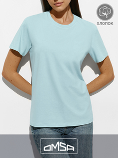 Футболка женская Omsa 1202 голубая 2XL