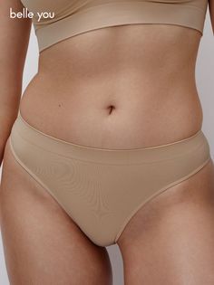 Трусы женские belle you W2090025 бежевые M/L