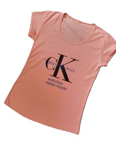 Футболка женская CK-P розовая ХL No Brand