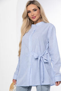 Рубашка женская LT Collection Очаровательная голубая 44 RU