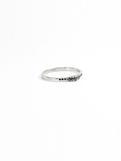 Кольцо из серебра р.17,5 Кристалл мечты 106511407, бриллиант/сапфир