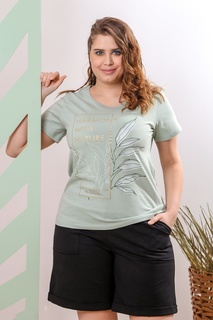 Трикотажные шорты женские Виолетта Амазония-4 черные 48 RU Violetta