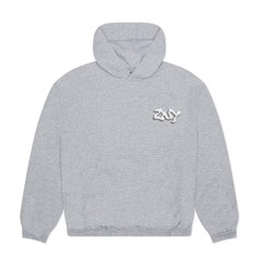 Худи унисекс ZNY STONE LOGO серое S/M