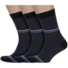 Комплект носков мужских VASILINA 3-1КМБГ черных 29-31, 3 пары