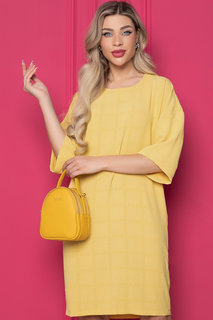 Платье женское LT Collection 8706 желтое 50 RU