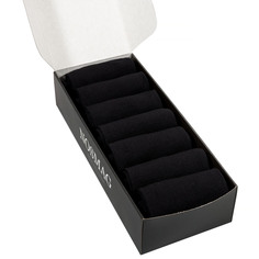 Подарочный набор носков мужских Aros С-331-7К черных 27, 7 пар