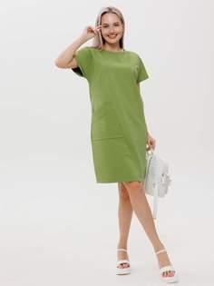 Платье женское N.E.W.image П-181 зеленое 44 RU