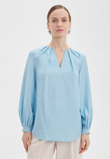 Блуза женская N.O.M.I B23075 голубая 42 RU Nomi