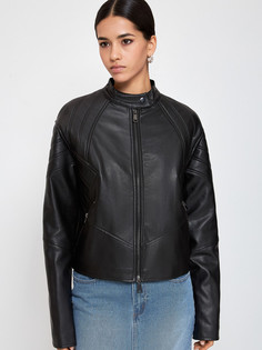 Кожаная куртка женская Concept Club 10200130342 черная M