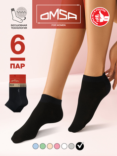 Комплект носков женских Omsa 253-6 черных 39-41, 6 пар