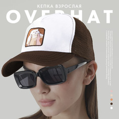 Кепка женская Overhat 9942498 коричневая, р.56