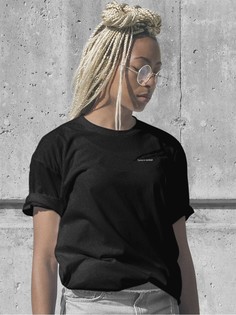 Футболка женская HYPNOTICA minimal trend - 83 черная 2XL