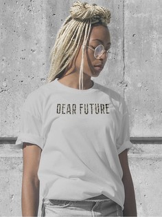 Футболка женская HYPNOTICA Dear Future - 106 белая 3XL