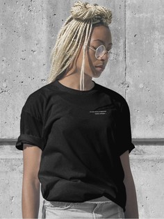 Футболка женская HYPNOTICA minimal trend - 76 черная M