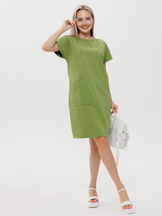 Платье женское N.E.W.image П-181 зеленое 54 RU