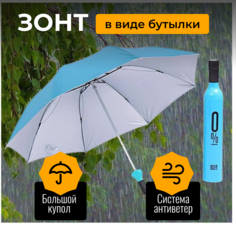 Зонт женский TOP-Store Bottle синий