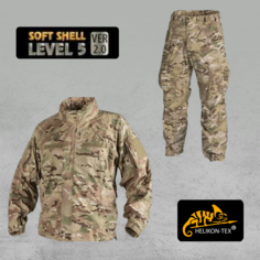 Костюм рабочий мужской Helikon-Tex Soft Shell Level 5 хаки S