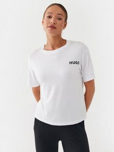 Футболка домашняя женская HUGO 303312749 белая 2XL
