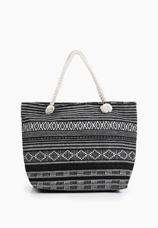 Пляжная сумка женская Rosedena BAG-46-003, черно-белый