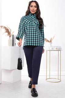 Костюм женский LT Collection Капитолина бирюзовый 54 RU