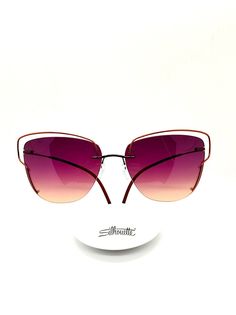 Солнцезащитные очки женские Silhouette 11 бордовые