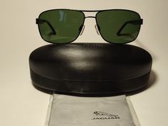 Солнцезащитные очки мужские Jaguar 37347 серые металлик