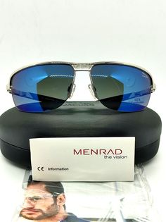 Солнцезащитные очки унисекс Jaguar 37551 черные/синие