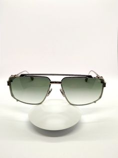 Солнцезащитные очки мужские Cazal 758 серебристые