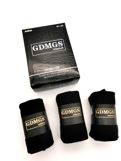 Комплект носков мужских DMBDS 9289 черных 41-46, 3 пары
