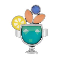 Кольцо из бижутерного сплава TARATATA TT-E24-05411-10M, бусины