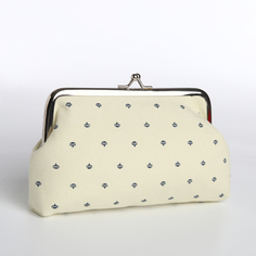Косметичка женская NoBrand Carolus бежевая, 10,5х1,5х18 см