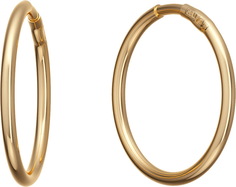 Серьги конго из золота Красцветмет 12-390/1,20