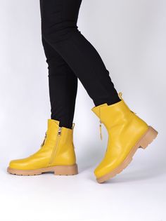 Ботинки женские 365 V3-N75-3 желтые 40 RU