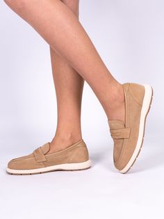 Лоферы женские 365 AS808-NF100-TX38 коричневые 37 RU