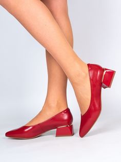 Туфли женские COVANI SRS24-BCLM3-021B красные 38 RU