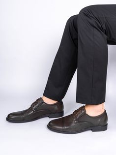 Туфли мужские Baden ZA188-021 коричневые 40 RU