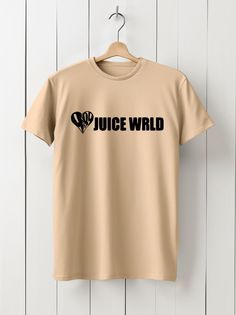 Футболка мужская HYPNOTICA музыка Juice WRLD - 1690 бежевая 3XL