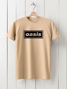 Футболка мужская HYPNOTICA музыка OASIS - 1564 бежевая 3XL