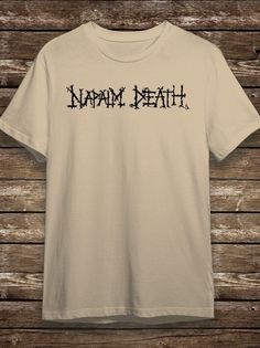Футболка мужская HYPNOTICA музыка Napalm Death - 1677 бежевая S
