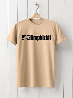 Футболка мужская HYPNOTICA музыка Limp Bizkit - 1652 бежевая XL