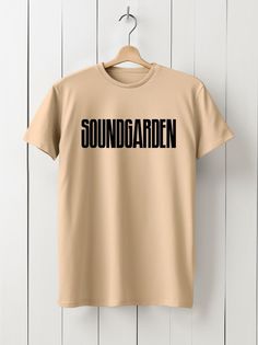 Футболка мужская HYPNOTICA музыка Soundgarden - 1657 бежевая XL