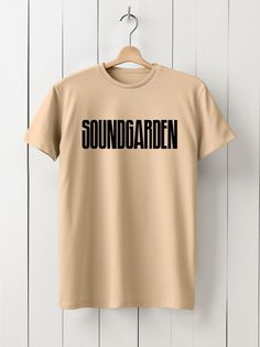 Футболка мужская HYPNOTICA музыка Soundgarden - 1657 бежевая XL