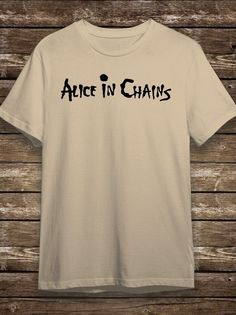 Футболка мужская HYPNOTICA музыка Alice in Chains - 1507 бежевая XS