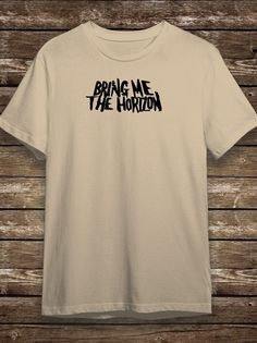 Футболка мужская HYPNOTICA музыка Bring Me the Horizon - 1528 бежевая XS