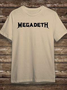 Футболка мужская HYPNOTICA музыка Megadeth - 1653 бежевая XS