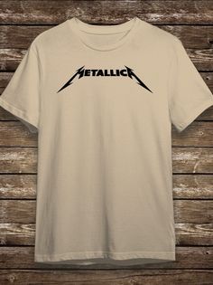 Футболка мужская HYPNOTICA музыка Metallica - 1501 бежевая XS
