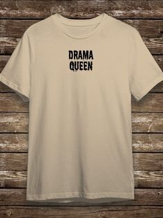 Футболка мужская HYPNOTICA Надписи drama queen - 98 бежевая XS
