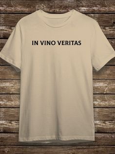 Футболка мужская HYPNOTICA Надписи in vino veritas - 88 бежевая XS