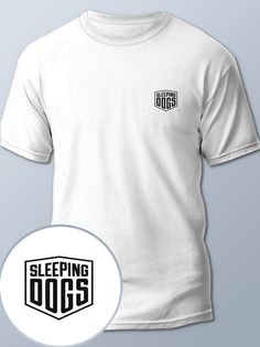 Футболка мужская HYPNOTICA Sleeping Dogs - 2249 белая XS